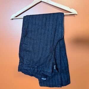 John Varvatos Dark Gray pinstripe pants Sz 34R
